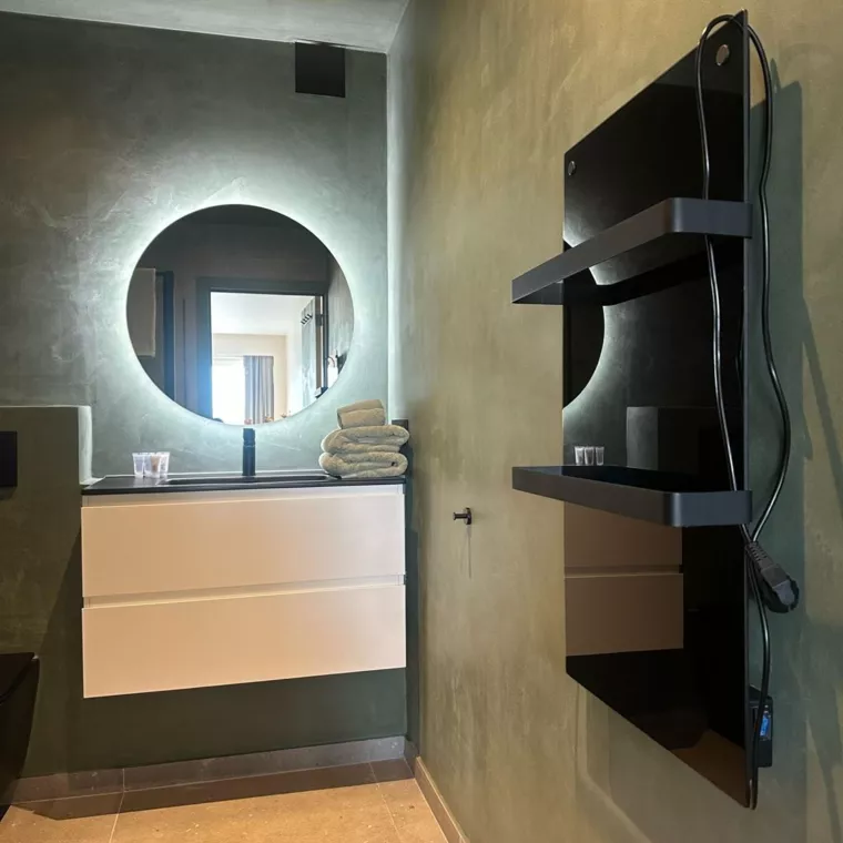 dawson -  - Warm, stijlvol en robuust: de betonlook als eyecatcher in de badkamer