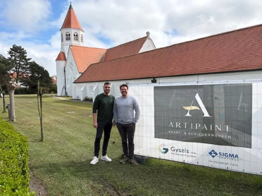 aritpaint x gysels -  - Dominicanenkerk Knokke
