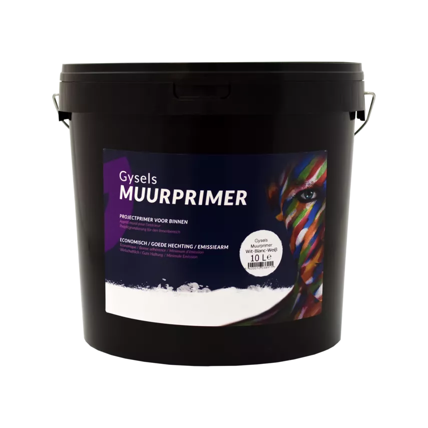 GPRIM10 GYSELS MUURPRIMER WIT 10L - -  - Binnenmuurverven